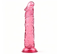 clear-pink-realistic-dildo-with-suction-cup