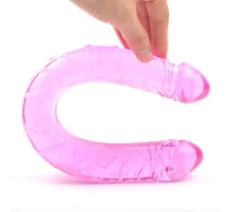 pink-color-realistic-double-ended-dildo