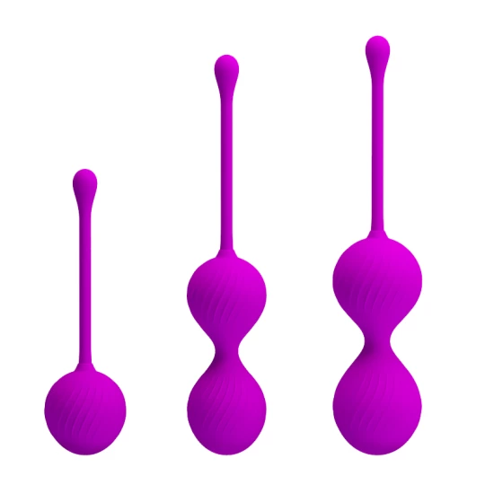Set 3 bile Kegel Purple