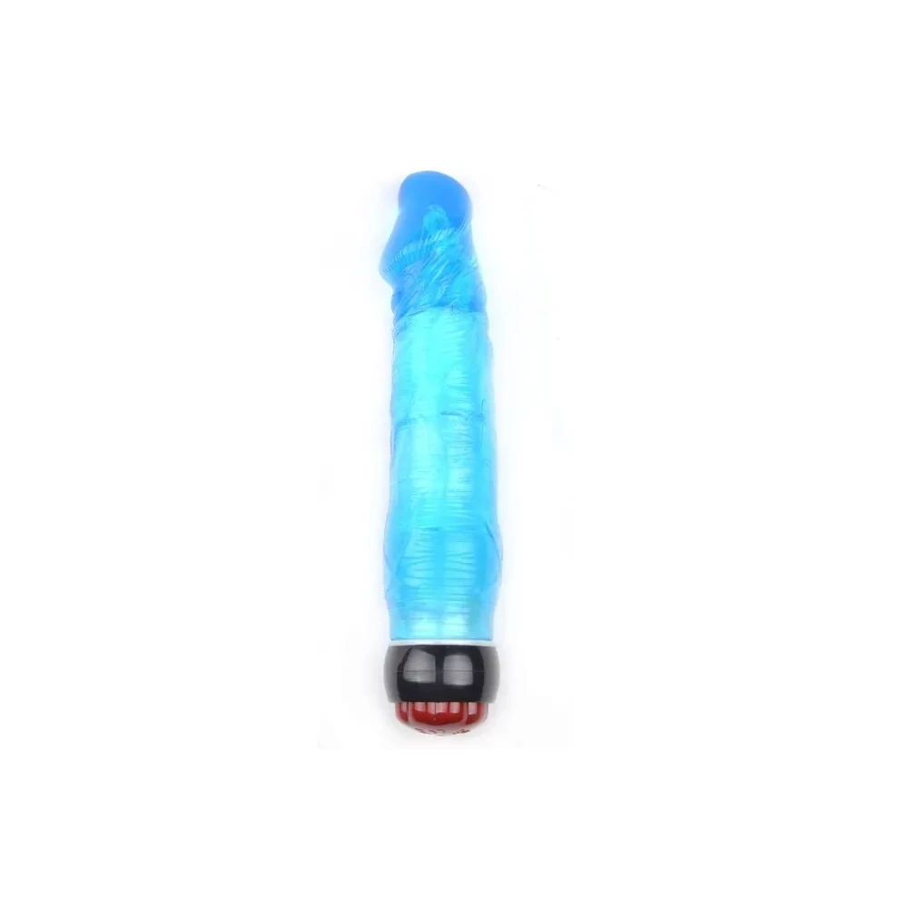 Vibrator realistic 21.5cm Blue