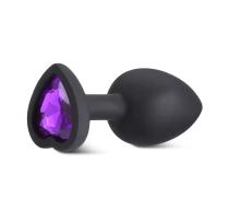 dildo-anal-heart-purple-diamond-small-negru