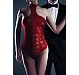 Le Desir body Rosary Halter One Size Red