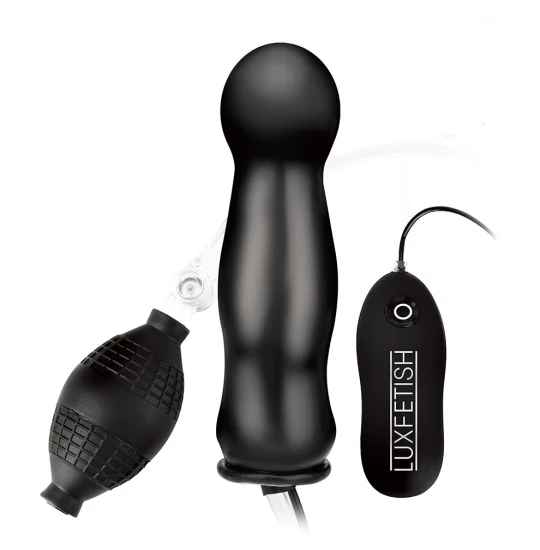 Vibrator Inflatable Plug