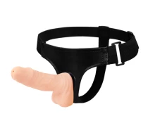 dildo-strap-on-cu-testicule-woman-skin