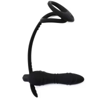 vibrator-anal-cu-inel-black-color-silicone