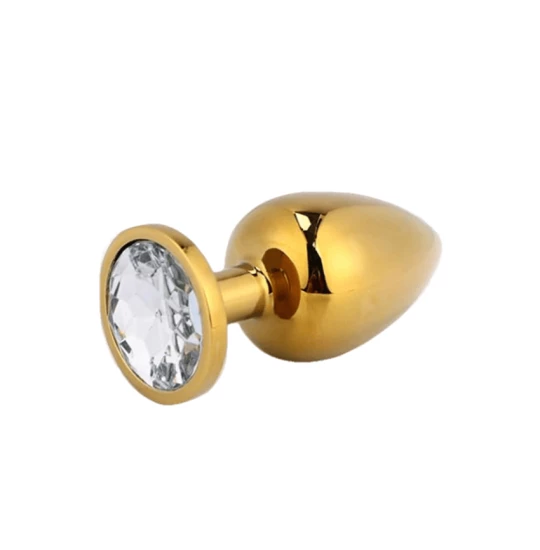 Dildo anal Rosy Golden Large Metal