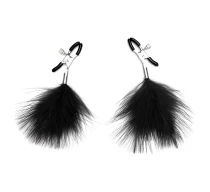 cleme-pentru-sfarcuri-lux-fetish-feather-black