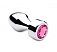 Dildo metalic Rosy Medium Pink Diamond