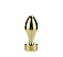 Dop anal Rosy Gold with White Diamond Small