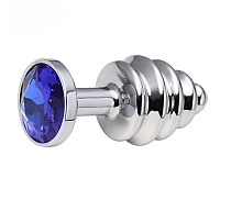 dildo-anal-metalic-rosy-m-plug-with-blue-diamond