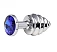 Dildo metalic Rosy Medium Blue Diamond