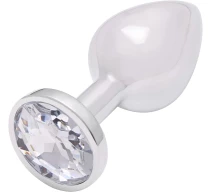 dildo-anal-metalic-rosy-s-silver-with-white-diamond