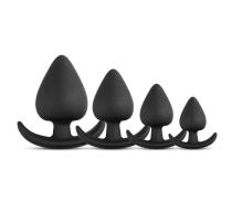 set-dildo-anal-fat-black-silicone