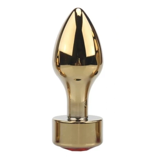 Dildo metalic Rosy Medium Red Diamond