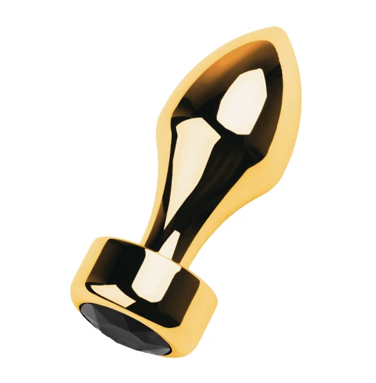 Dildo metalic Rosy Large Black Diamond