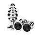 Dildo metalic Rosy Large Black Diamond