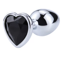 dildo-metalic-rosy-medium-heart-black-diamond