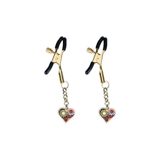 Cleme sfarcuri Liebe Seele Flowers on Blue 