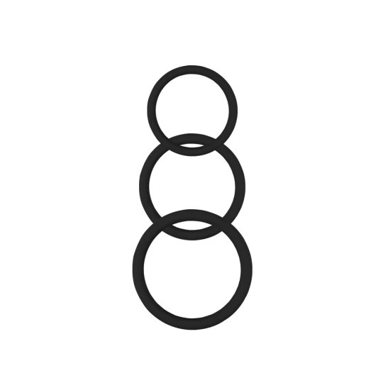 Set inele penis Rosy Magnum Force 