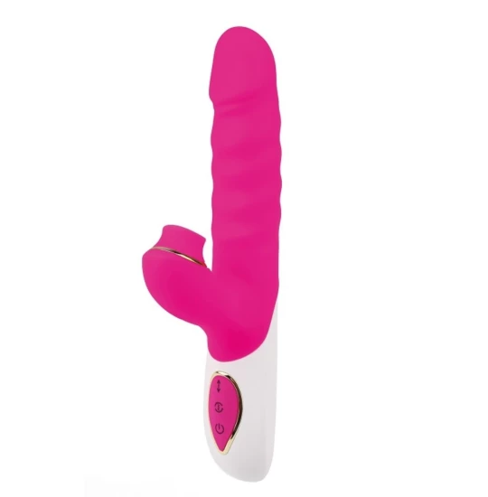 Vibrator Rosy Clit Kisser Thruster 