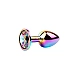 Dildo metalic Rosy Jewelled