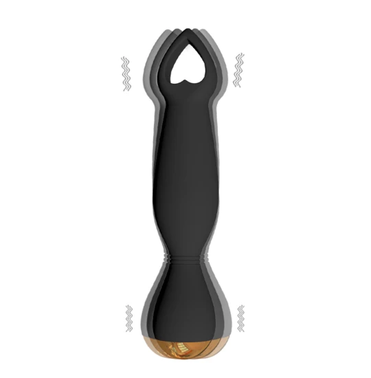 Vibrator Double Ended Heart Shape 