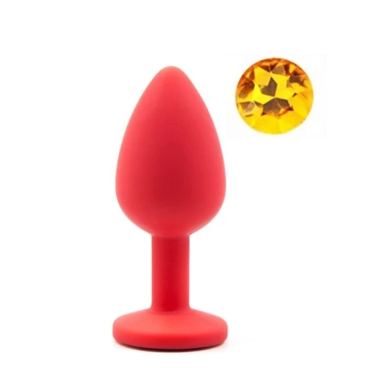 Dildo anal Rosy M Gold Diamond