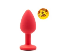 rosy-anal-plug-l-silicone-red