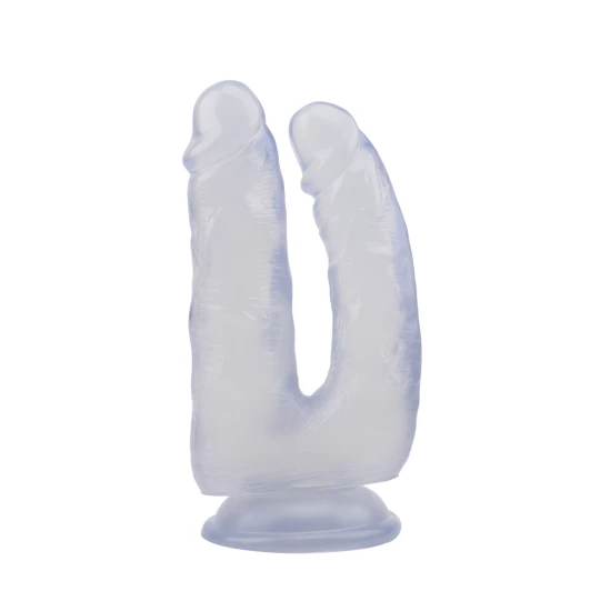 Dildo Rosy Double Rubber