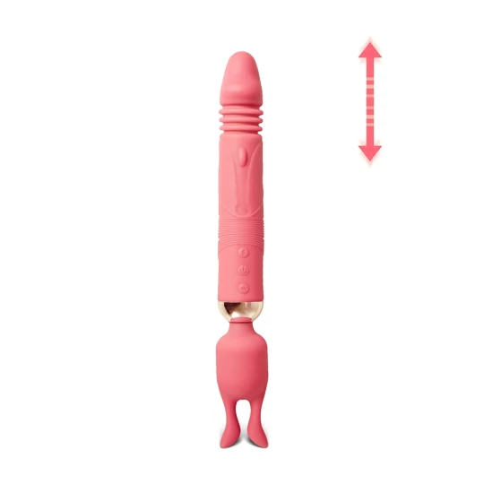 Vibrator Thrusting Pink Tickling 