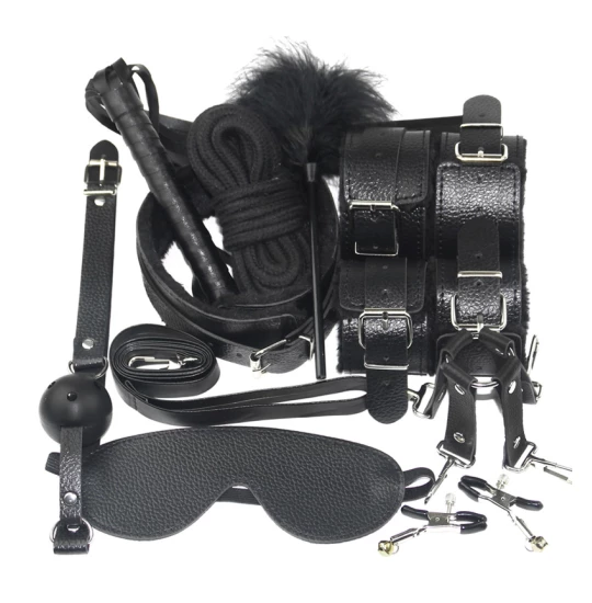 Set BDSM 10 pcs Black