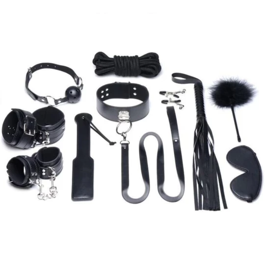 Set Multi BDSM 10 pcs Black