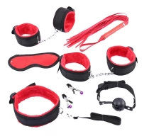 set-bdsm-7-pcs-red