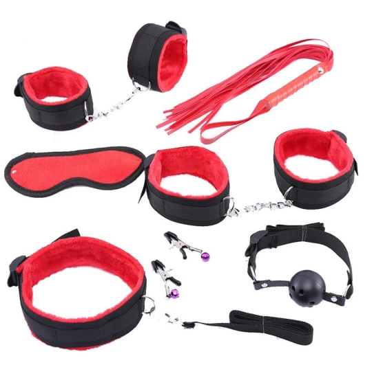 Set BDSM 7 pcs Red