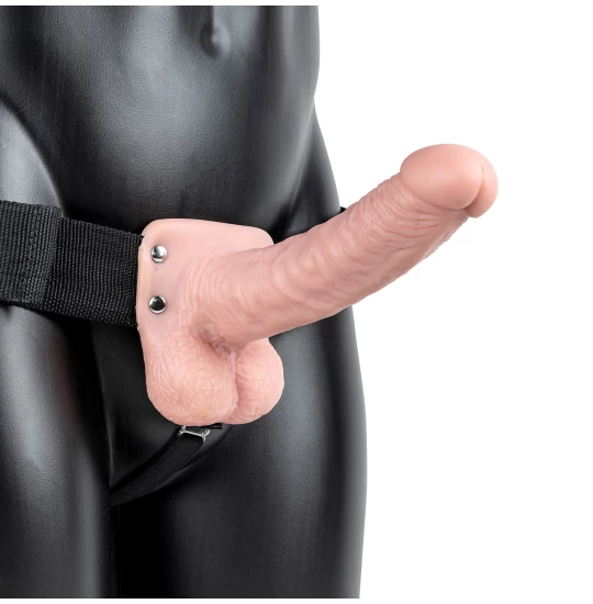 Strap on Hollow 18cm Flesh