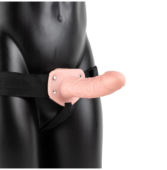 Strap on Hollow Vibe 15.5cm Flesh