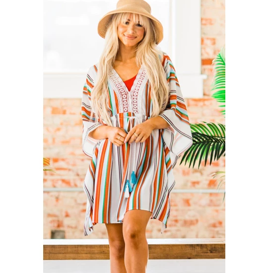 Eross rochie plaja Multicolors OS