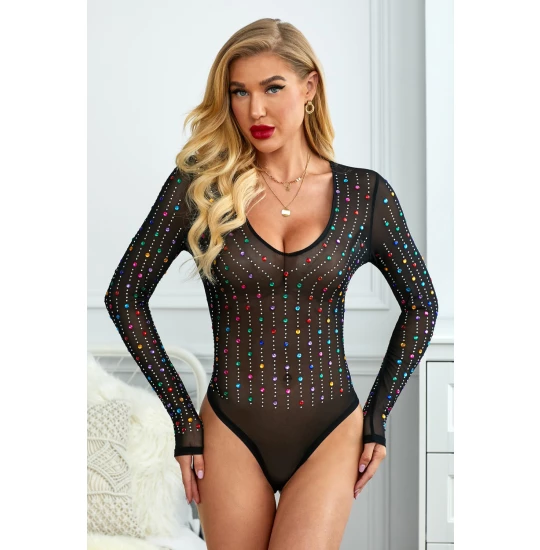 Eross body Iridescent S Black