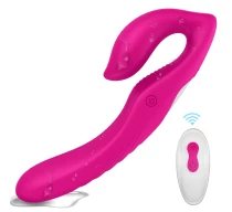 vibrator-dublu-nami-remote-red