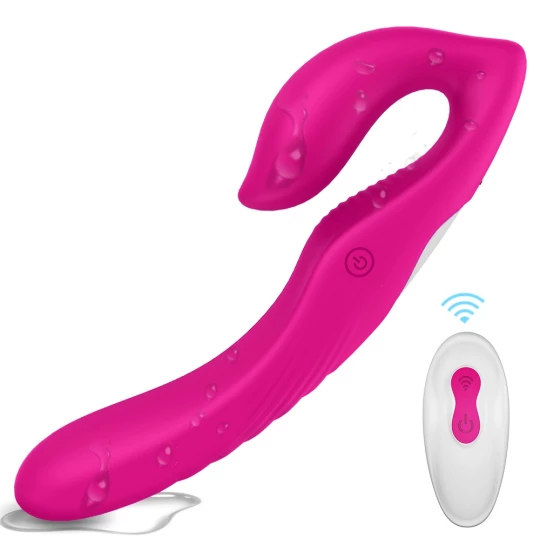 Vibrator dublu Nami Remote Fucsia