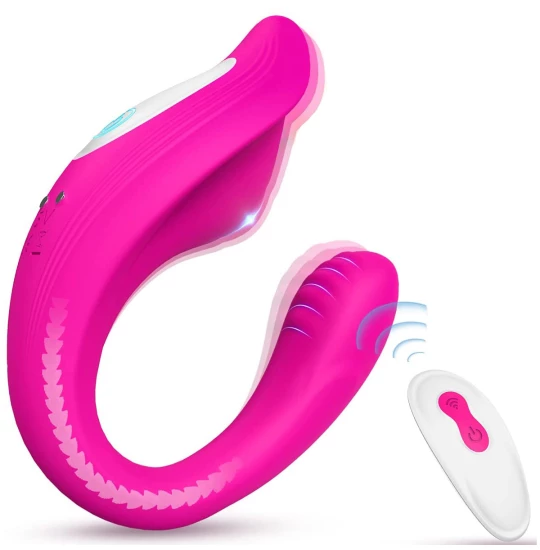 Vibrator Couple Ribbon Pro Remote Red