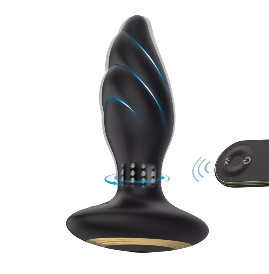 Vibrator Whirlwind Remote Black