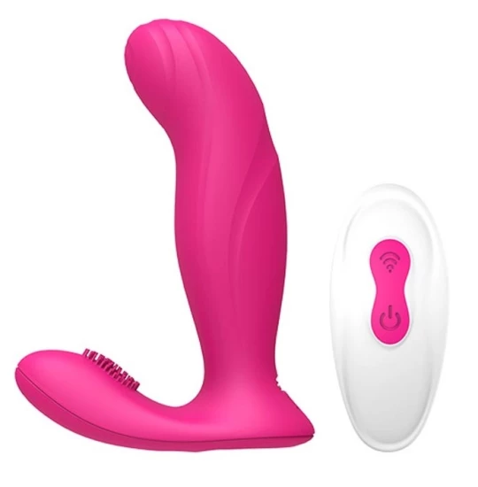 Vibrator Prog Remote Fucsia