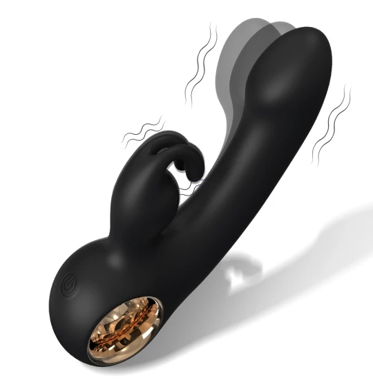 Vibrator Finger Rabbit Black