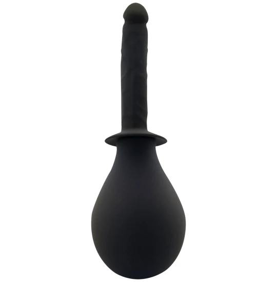 Irigator Leso Realistic Dildo Black