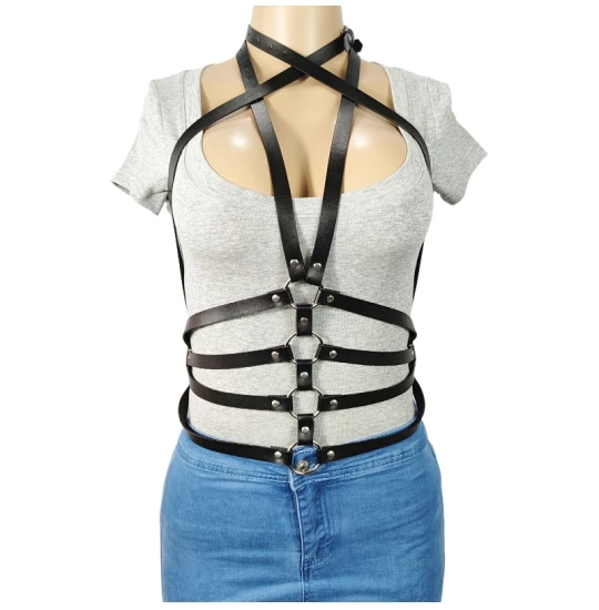 Eross top Belts Around Neck S/M Black 