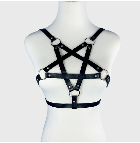 Eross top Five Rings S/M Black