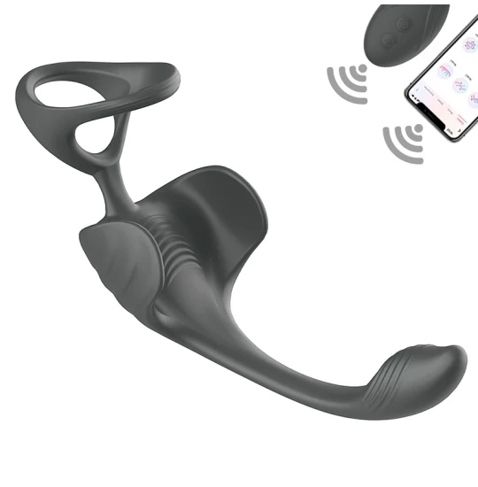 Vibrator LoveS Cock Ring II Black 