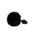 Dildo Rosy Small Bunny Tail Black