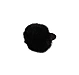 Dildo Rosy Small Bunny Tail Black